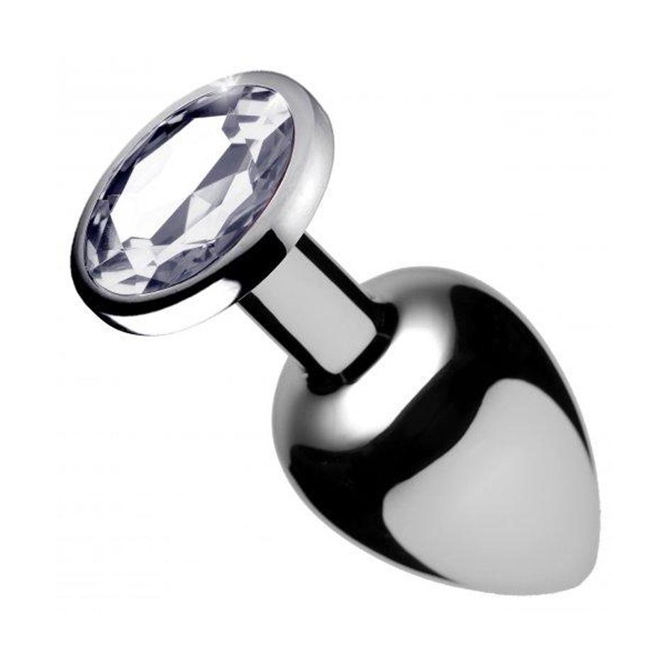 Booty Sparks Clear Gem Anal Plug - 3 Sizes