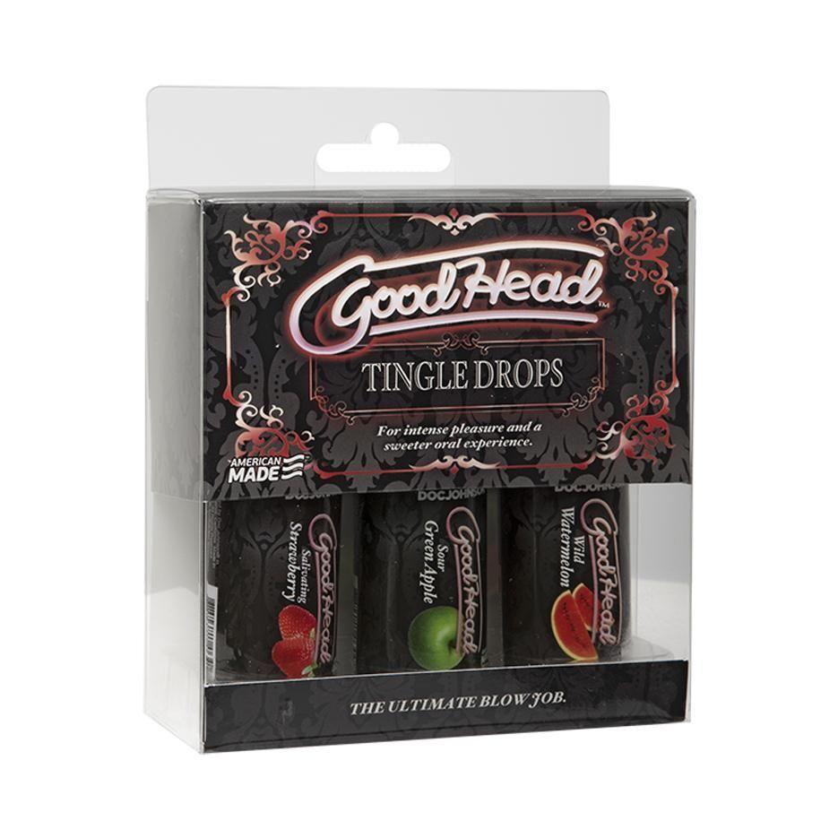 GoodHead - Tingle Drops - 3-Pack (Watermelon, Green Apple, Strawberry)