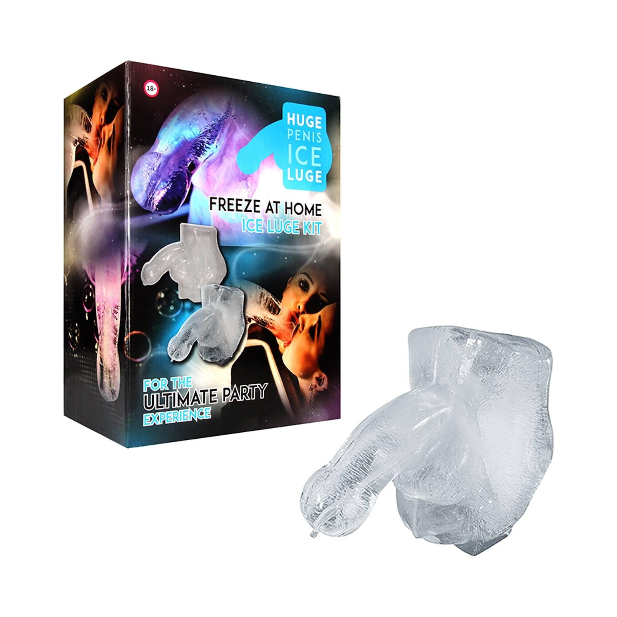 Shots Huge Penis Ice Luge Freeze