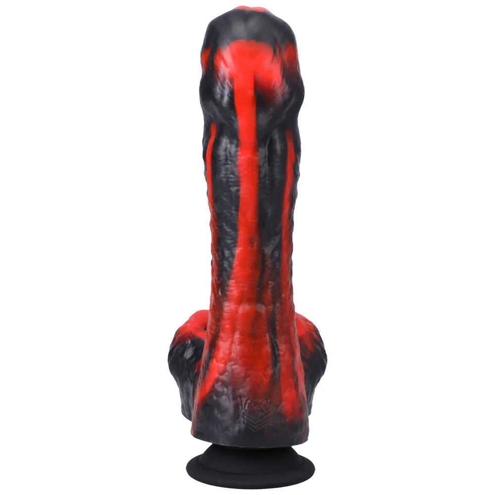 Fort Troff Tendril Thruster Mini Fuck Machine Rechargeable Remote-Controlled Silicone 8.5 in. Thrusting Dildo Red/Black