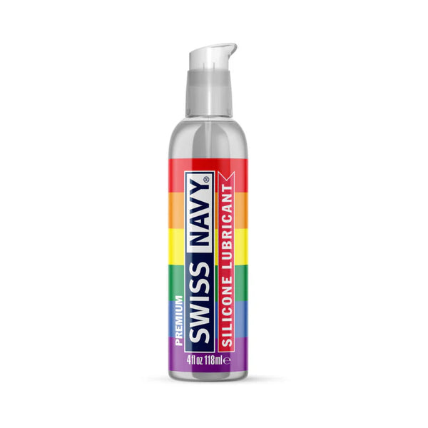 Swiss Navy Premium Silicone Pride Lubricant - 4 oz.