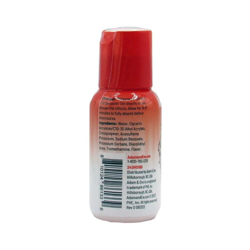 Adam & Eve Strawberry Clit Sensitizer Gel 1 oz.