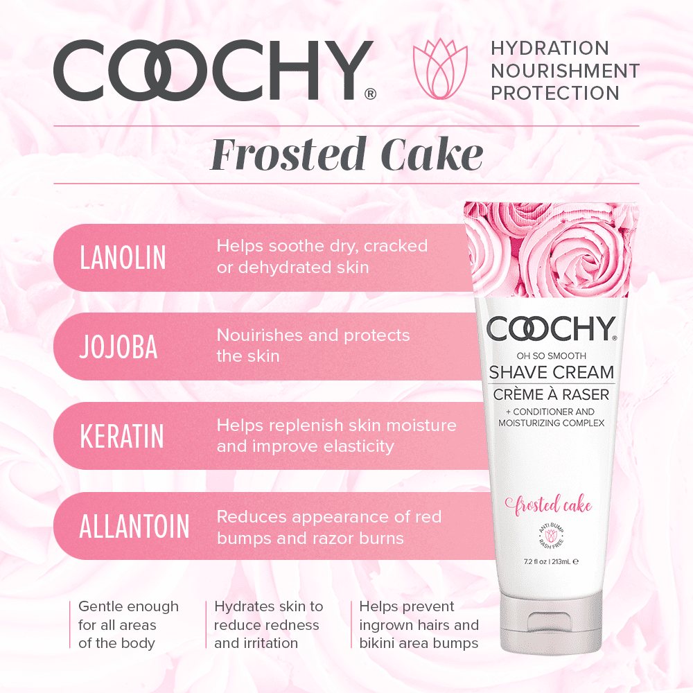 Coochy Shave Cream Frosted Cake | CheapLubes.com