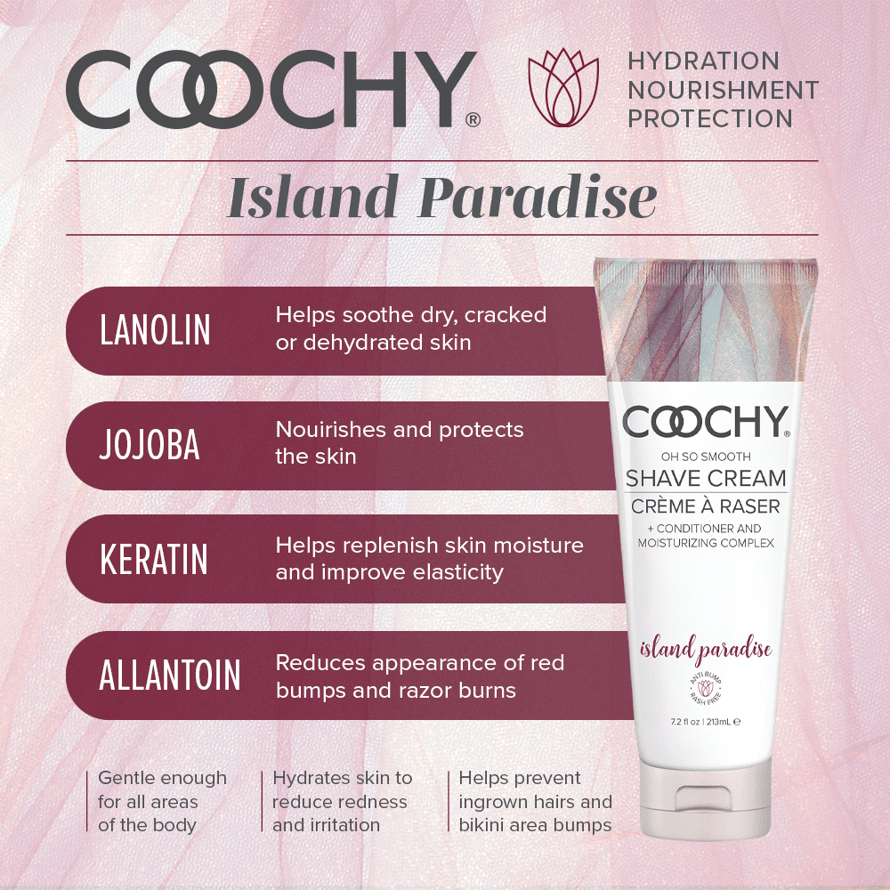 Coochy Shave Cream Island Paradise | CheapLubes.com