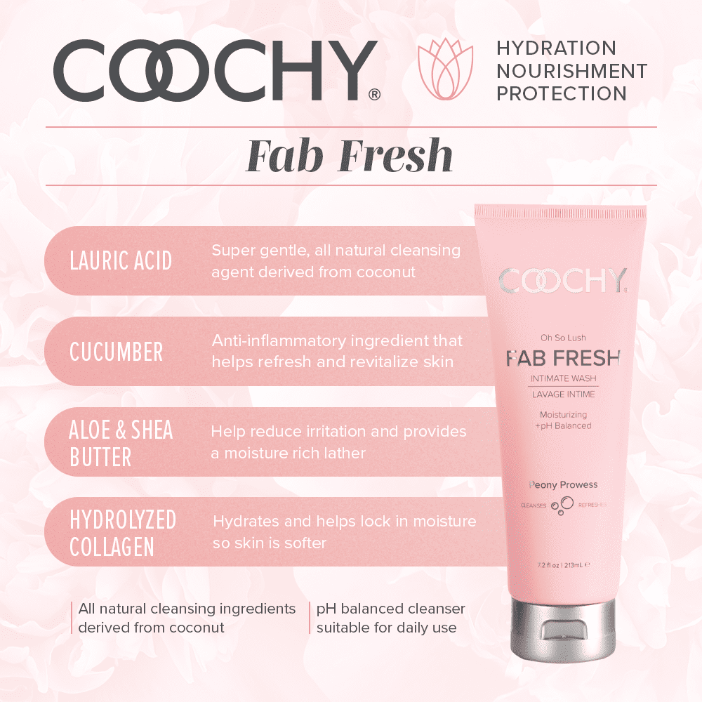 Coochy Oh So Lush Fab Fresh Intimate Wash 7.2oz Tube | CheapLubes.com