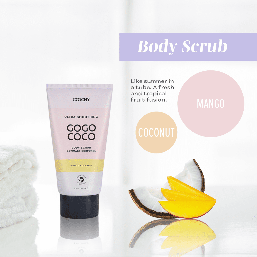 COOCHY ULTRA - Ultra Smoothing Body Scrub -Mango Coconut - 5oz (148 mL) | CheapLubes.com