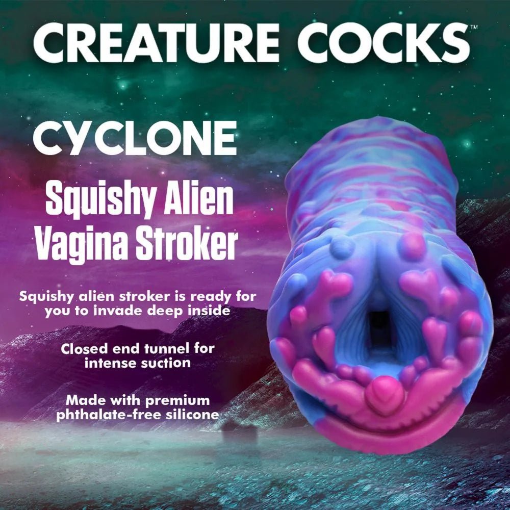 Creature Cocks Cyclone Squishy Alien Vagina Stroker - 0