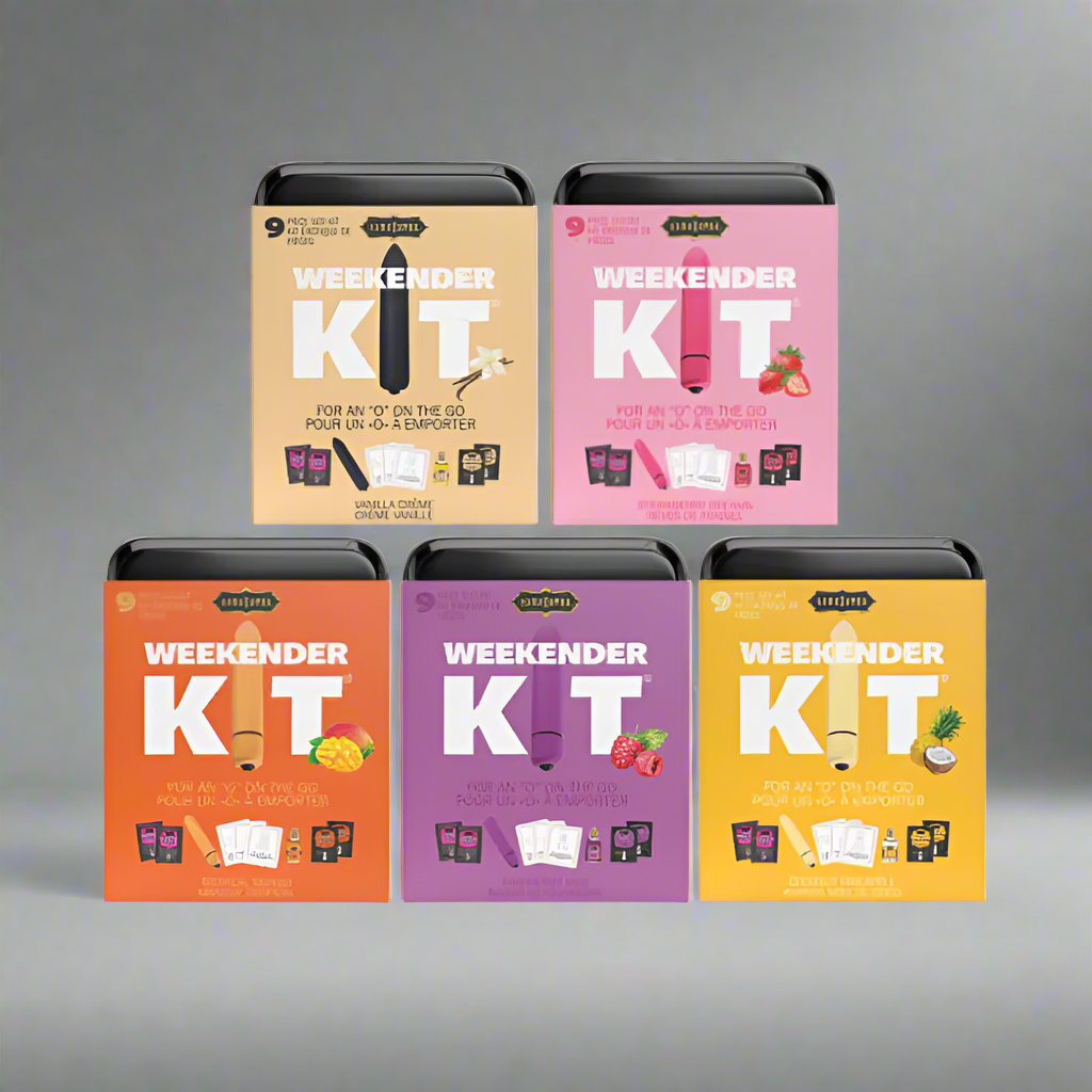 Vibe Weekender Kit - Kama Sutra - 9 Piece Sex Kit | CheapLubes.com