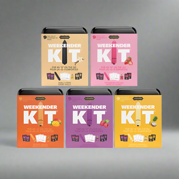 Vibe Weekender Kit - Kama Sutra - 9 Piece Sex Kit | CheapLubes.com