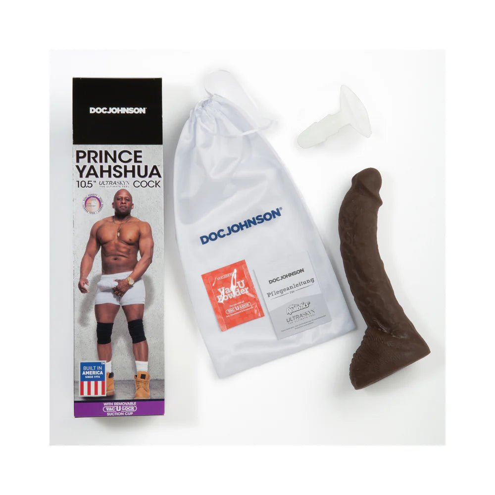 Signature Cocks Prince Yahshua ULTRASKYN 10.5in Cock with Removable Vac-U-Lock Suction Cup