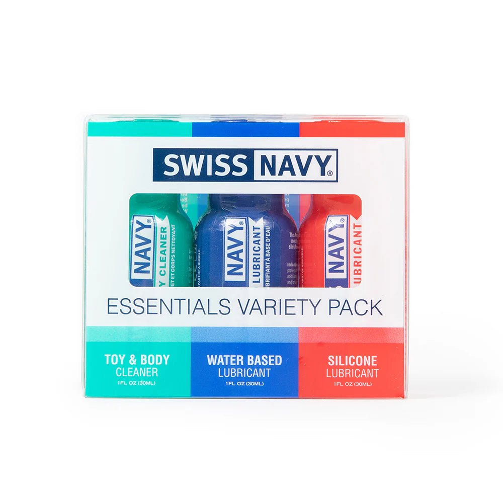 Swiss Navy Essentials - Variety Pack - 3-Piece - 1 oz Mini-Bottles