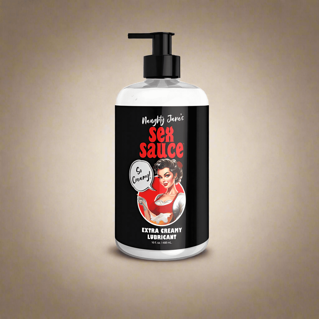 Naughty Jane's Sex Sauce Extra Creamy Lubricant 16 oz.