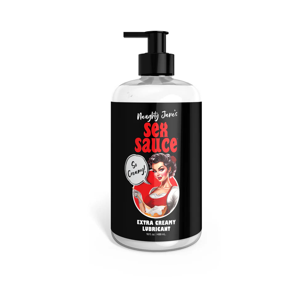 Naughty Jane's Sex Sauce Extra Creamy Lubricant 16 oz. - 0