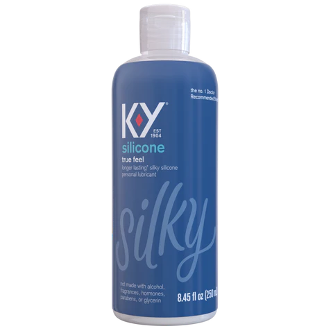 K-Y Silicone-Based True Feel Personal Lubricant 8.45 oz (250 mL) - 0