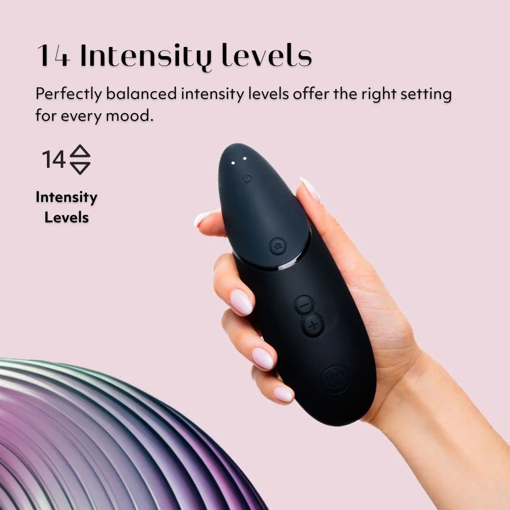 Womanizer Next 3D Pleasure Air Stimulator with Climax Control - Black