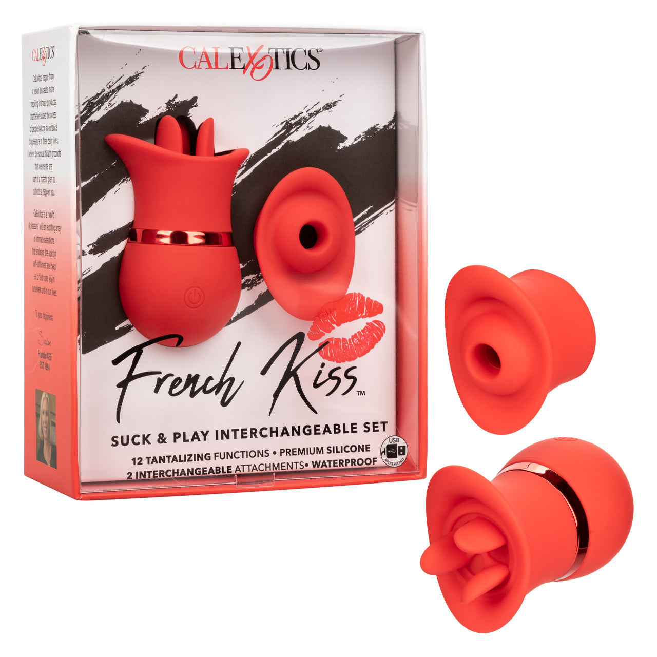 CalExotics French Kiss Suck & Play Interchangeable Set