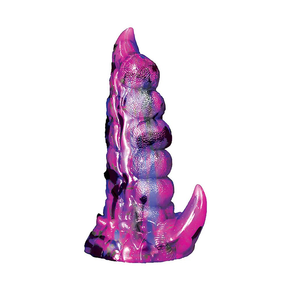 Monster Romance Hydra Nymph with Vibrating Bullet Silicone Dildo 7.5 inch - 0