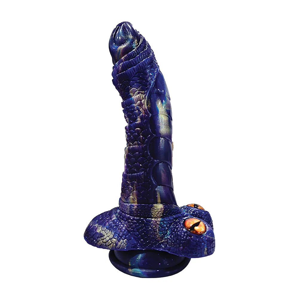 Monster Romance Serpent Seducer with Vibrating Bullet Silicone Dildo 7.5 inch - 0