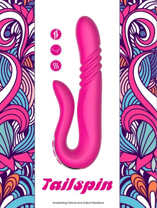 Tailspin - Thrusting and Dual Stimulating - Clitoral and G-Spot Vibrator