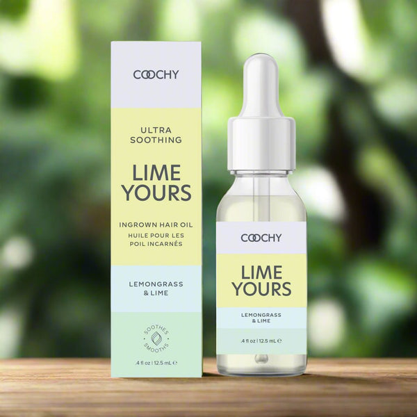 COOCHY ULTRA - Ultra Soothing Ingrown Hair Oil - Lemongrass & Lime - 0.4 oz(12.5 mL) - CheapLubes.com