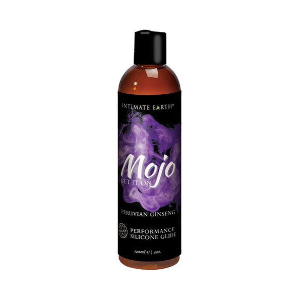 Intimate Earth MOJO Peruvian Ginseng Silicone Performance Glide 4oz (120 mL) - CheapLubes.com