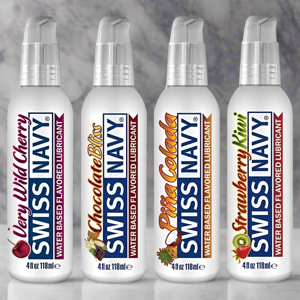 Swiss Navy Flavored Water Based Lubricants 4oz ( 118 mL) - CheapLubes.com