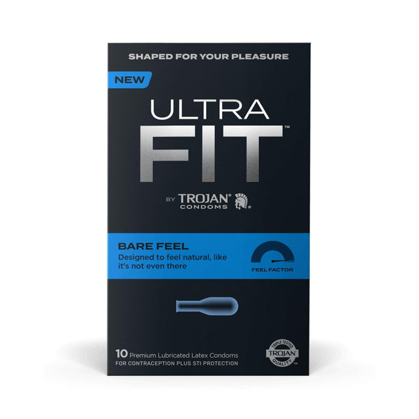 Trojan Brand Ultra FIT Bare Feel condoms 10pk - CheapLubes.com