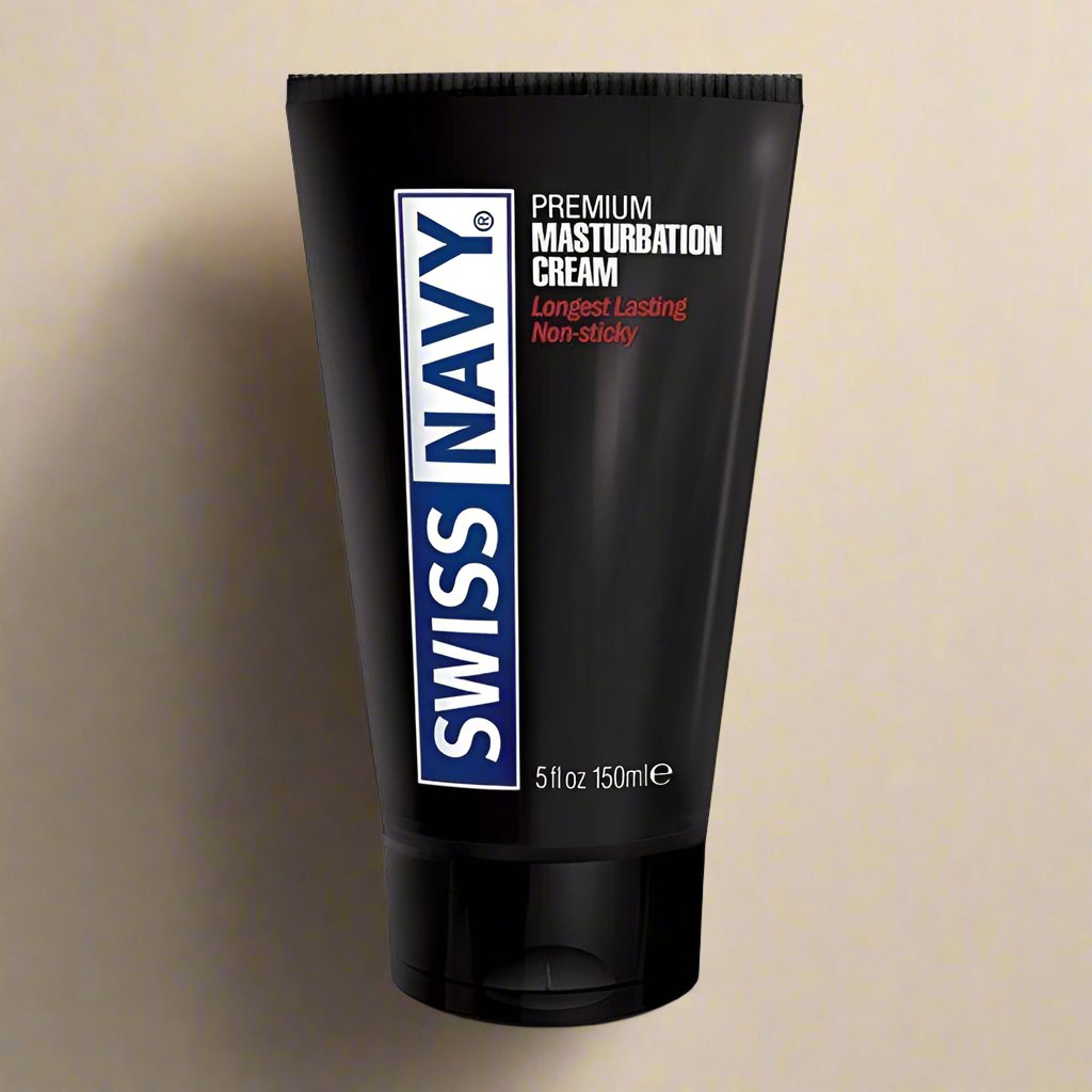 Swiss Navy Masturbation Cream Lubricant 5 oz (147 ml) - CheapLubes.com